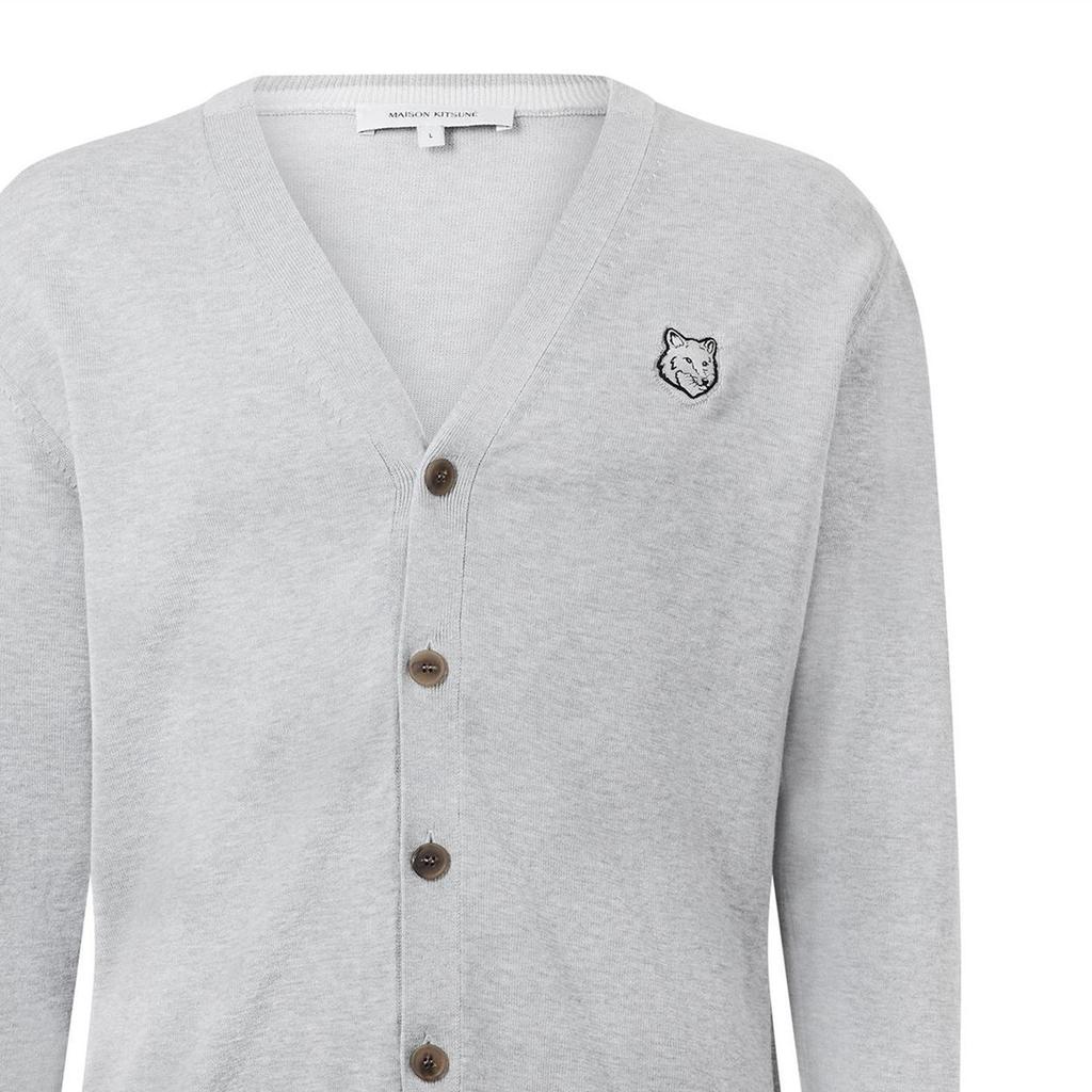 Maison Kitsuné Men's Fox Head Cardigan