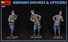 MiniArt Scale German Soldier Driver Officer Set Plastic Model Kit MA35345 1/35 & (4 Figures)