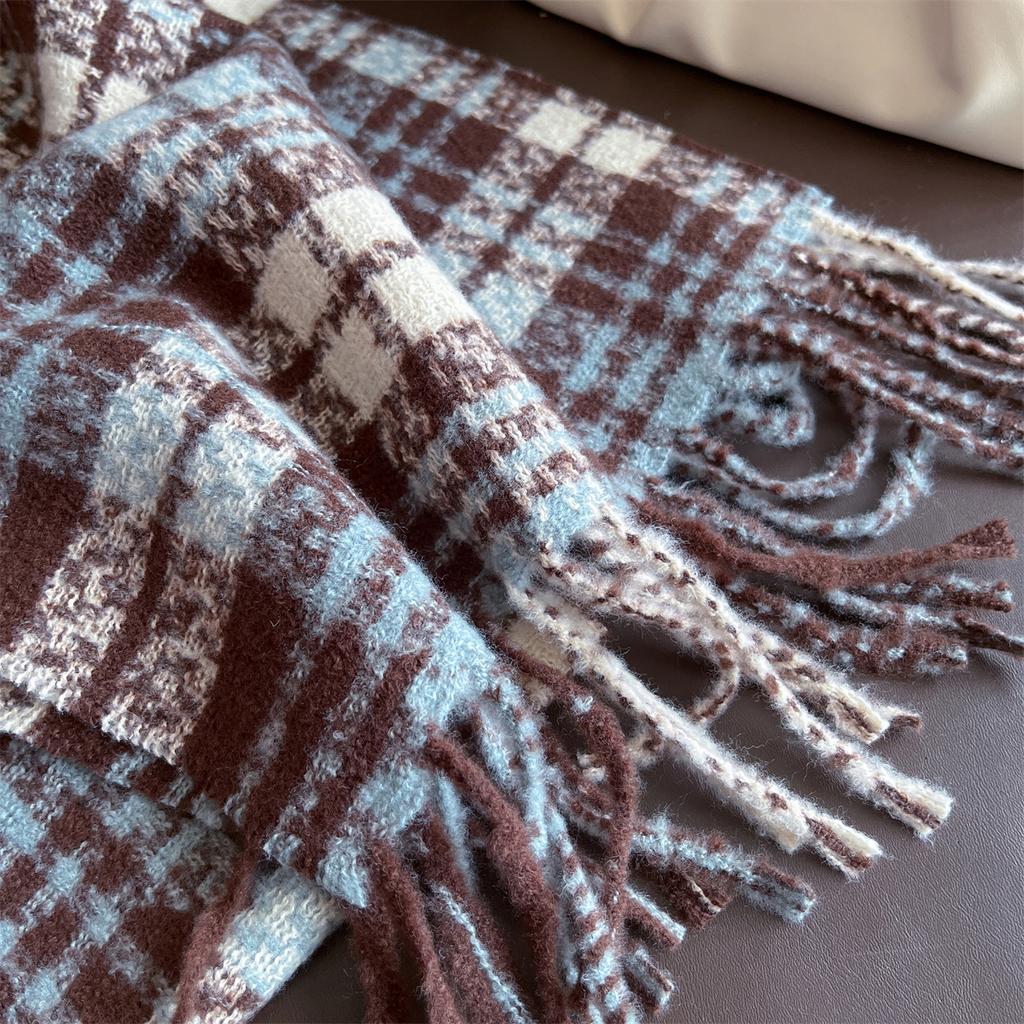 Luxury Winter Faux Cashmere Wraps for Women Warm Scarf Pashmina Shawl Blanket Travel Poncho Stoles