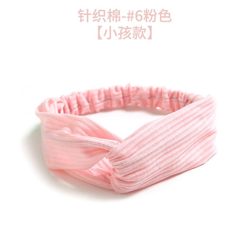 Elastic Crossed Headband Solid Color Knitted Cotton Suede Headband Ladies Hair Accessories Hair Band Headgear