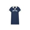 New MLB Short Sleeved Dresses Women's Marine Blue 3FOPV0143-43NYS