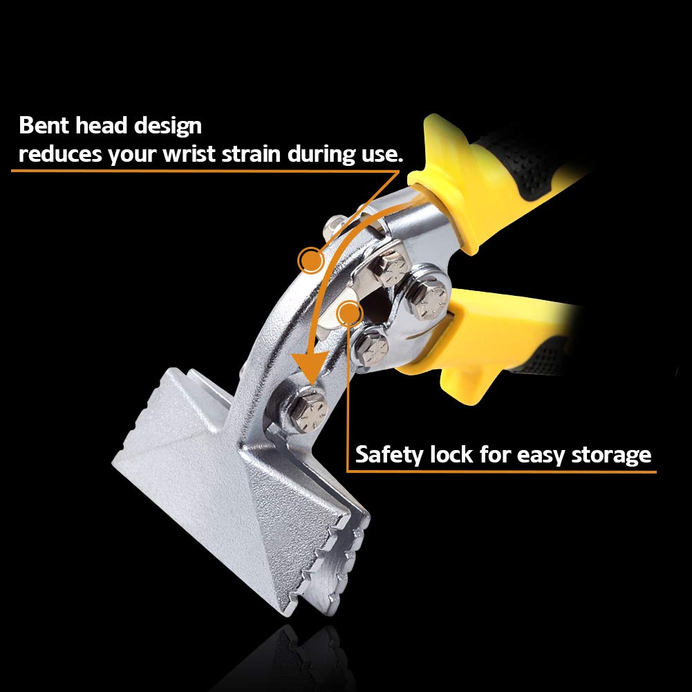SPEEDWOX Sheet Metal Hand Seamer with Elbow and Multipurpose Bending Metal Bender Hand Sheet Metal Professional Tool Pliers, Multi-Purpose Tool,