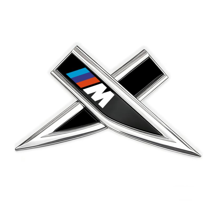 Car Body Protective Sticker Car Fender Side Blade Badge For BMW M Performance E46 E90 E60 F10 F30 E39 E36 F20 E87 G30 E92 E91 X5