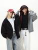 Men's 380GSM Heavyweight Hoodie Contrast Color Lining Short Wide Boxy Fit Pullover Jacket Fall Streetwear