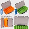 Rubonarie Lure Case, Double-Sided Storage Box for Metal Jigs, Orange, Set of 2 (Green)