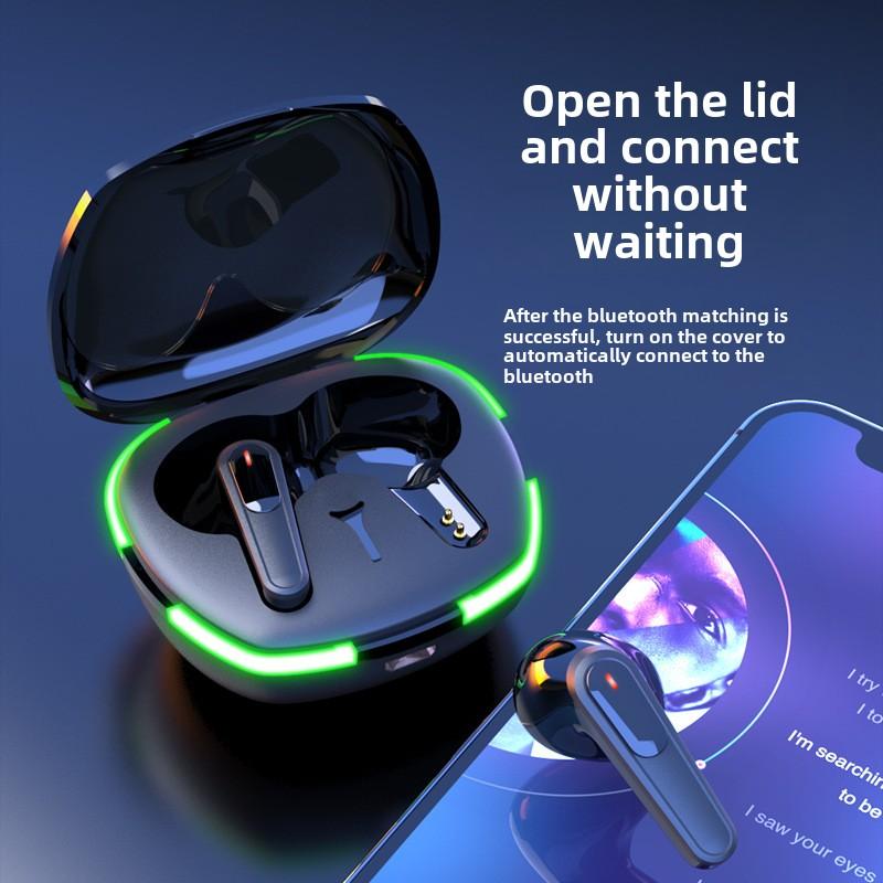 Wireless Bluetooth Headset Dazzling Breath Light In-ear Sports Bluetooth Headset