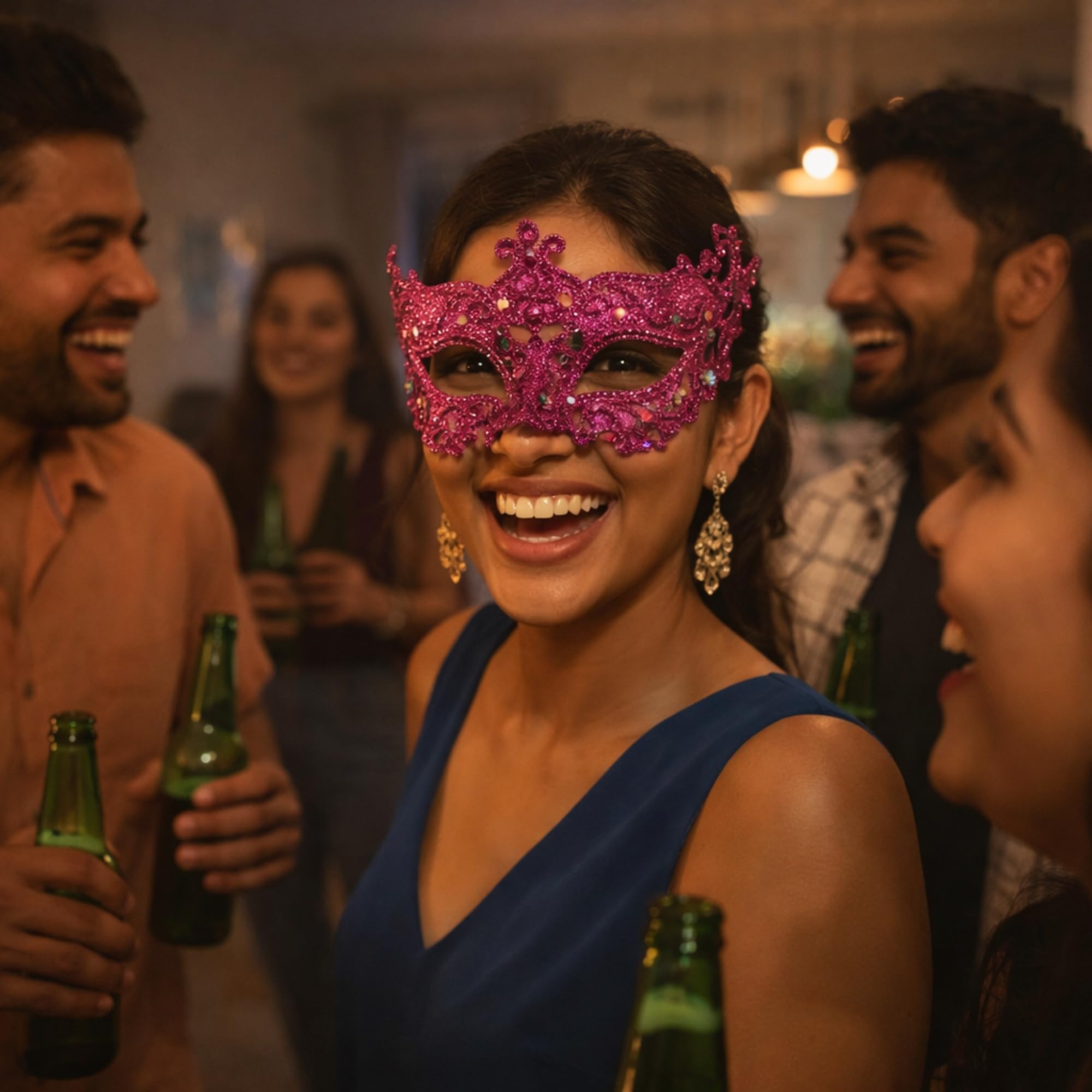 Wanna Party Glitter Fashion Eye Mask