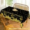 Eid Mubarak Tablecloth Plastic Castle Table Cover for Home 2026 Islamic Muslim Party Decor Ramadan Decorations Eid Al Adha Gifts
