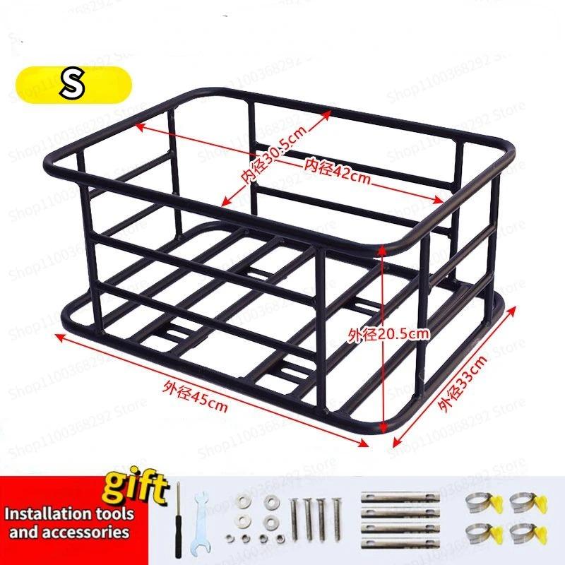 Bike Rear Pet Basket Cat Carrier Bicycle Rear Shelf Basket  Bold Large Basket for Puppies and Cats Bike Accessories