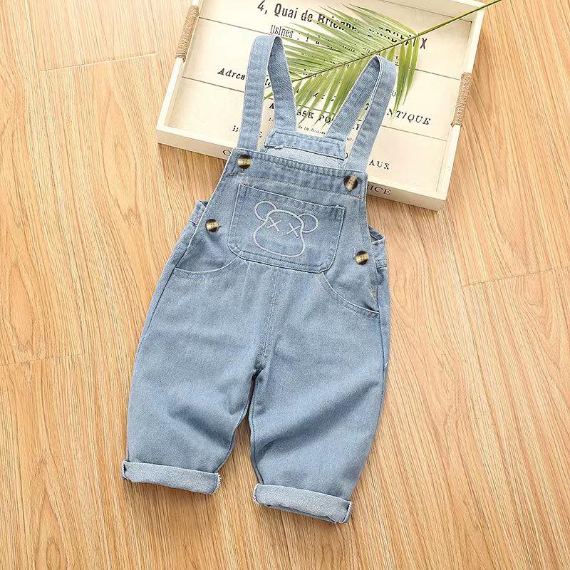 2022 Summer Denim Shorts and Rompers for Toddlers: Boys' and Girls' Overalls