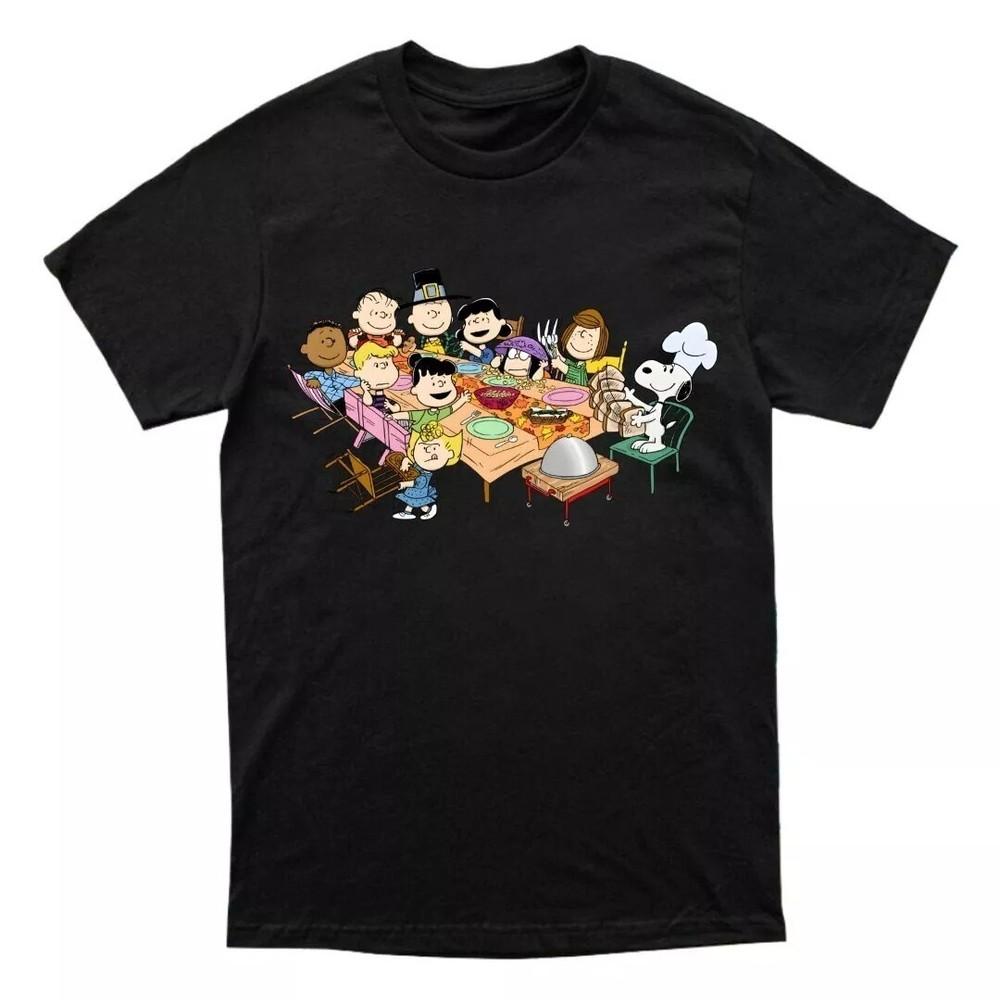 Snoopy Peanuts Thanksgiving Christmas Holiday Unisex T-shirt Unisex T-Shirt XXL