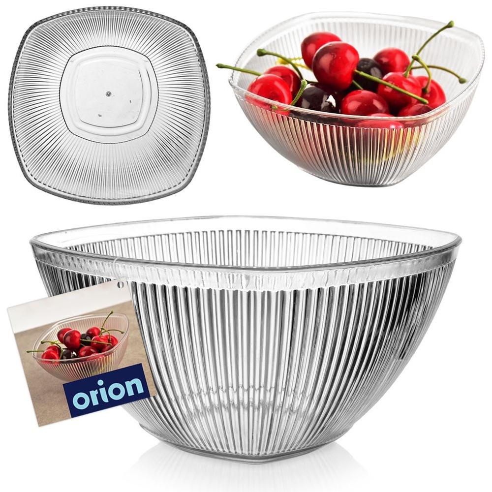 Square Acrylic Snack Bowl 400ml