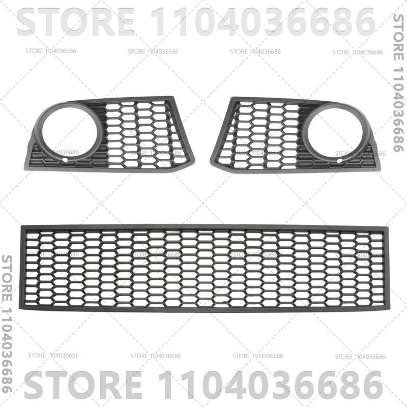 For 2010-2013 F10 BMW 528i 528iX 535i 535iX 550i 550iX Hybrid 5 Bumper Grill Fog Light Trims 51117906197 51117906198 51117903894