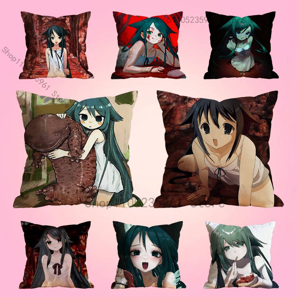 Saya No Uta The SSong of SSaya Pillowcase for Sofa Room Office Decor Printing Protector Cushion Cover Valentine gift Custom