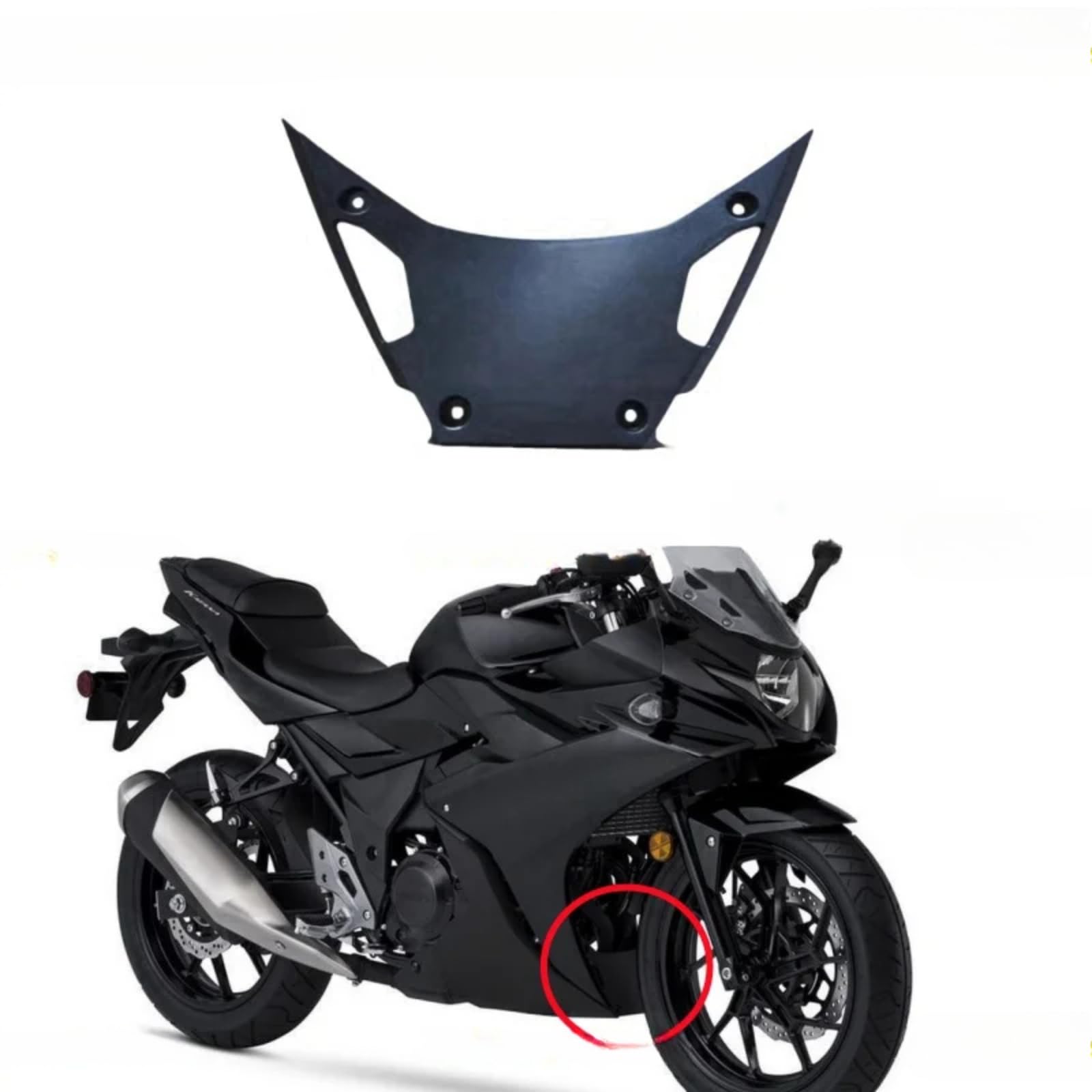 

HJSYYDS For GSX250R GSX-250R GSXR250 2017 2018 2019-2024 Motorcycle Belly Pan Front Lower Fairing gsx250r gsx-250r gsxr250 (Forged Pattern)