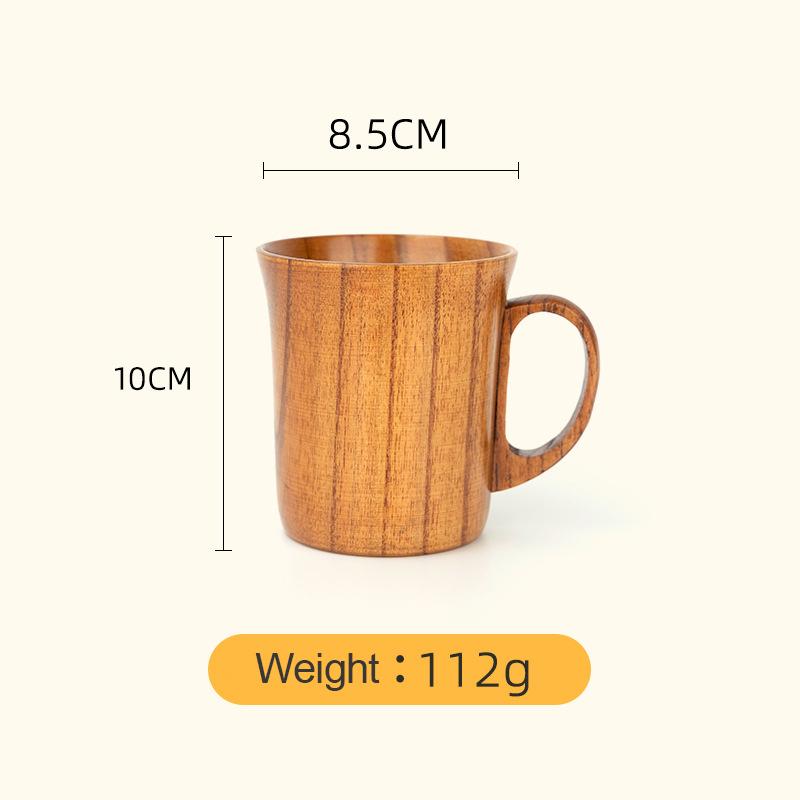 Wooden Big Belly Cups Handmade Natural Spruce Wood Cups Beer Tea Coffee Milk Water Cup Kitchen Bar Drinkware for Kitchen