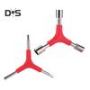 Chiave a bussola a Y a 3 vie Acciaio Chiave esagonale triangolare Strumento per riparazione bici 4/5/6 mm Chiave esagonale interna tipo Y per manutenzione ciclismo bicicletta