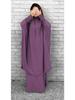 New 2022 Solid Color Swing Dress Robe Set