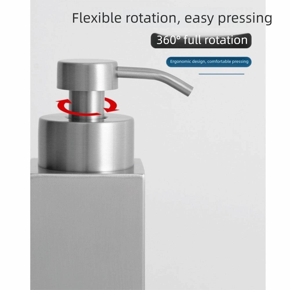 Leak Proof Foaming Soap Dispenser Square Foam Making Container  Countertop