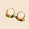 Personality Retro Bell Lovely Women Earrings Snowman Earrings Christmas Gift New Year Drop Earrings