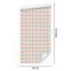 Candy Check Wallpaper Cream and Light Gray 50x1000