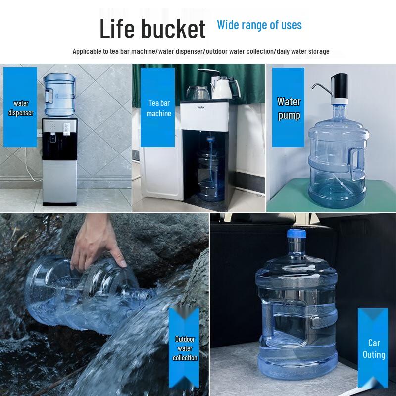 Zhishi 18.9L Food-Grade Round Water Bottle