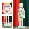 10 Inch Nutcracker Puppet Wood Nutcracker Statues Doll Exquisite Nutcrackers Soldier Ornament  Girl