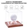 Acrylic Clear Baseball Holder Golf Tennis Billiard Display Storage Box for Cherished Keepsakes