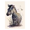 Watercolor Baby Animals Cute Warmth Prints Poster Canvas Painting Modern Wall Art Pictures Living Room Bedroom Home Decoration