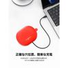 SOUNDPEATS UU for Case Cover [YANMONGI] Wireless Earphones Protective Cover Silicone Protective Case -With Chain Charging Case Cover Visible Led Light