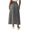 New Women's Fashionable Casual Printed Split Maxi Skirt