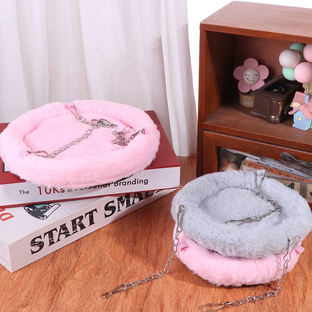 Hanging Bird Plush House Soft Bird Sleeping Bed For Parrots Budgie Lovebird Conure