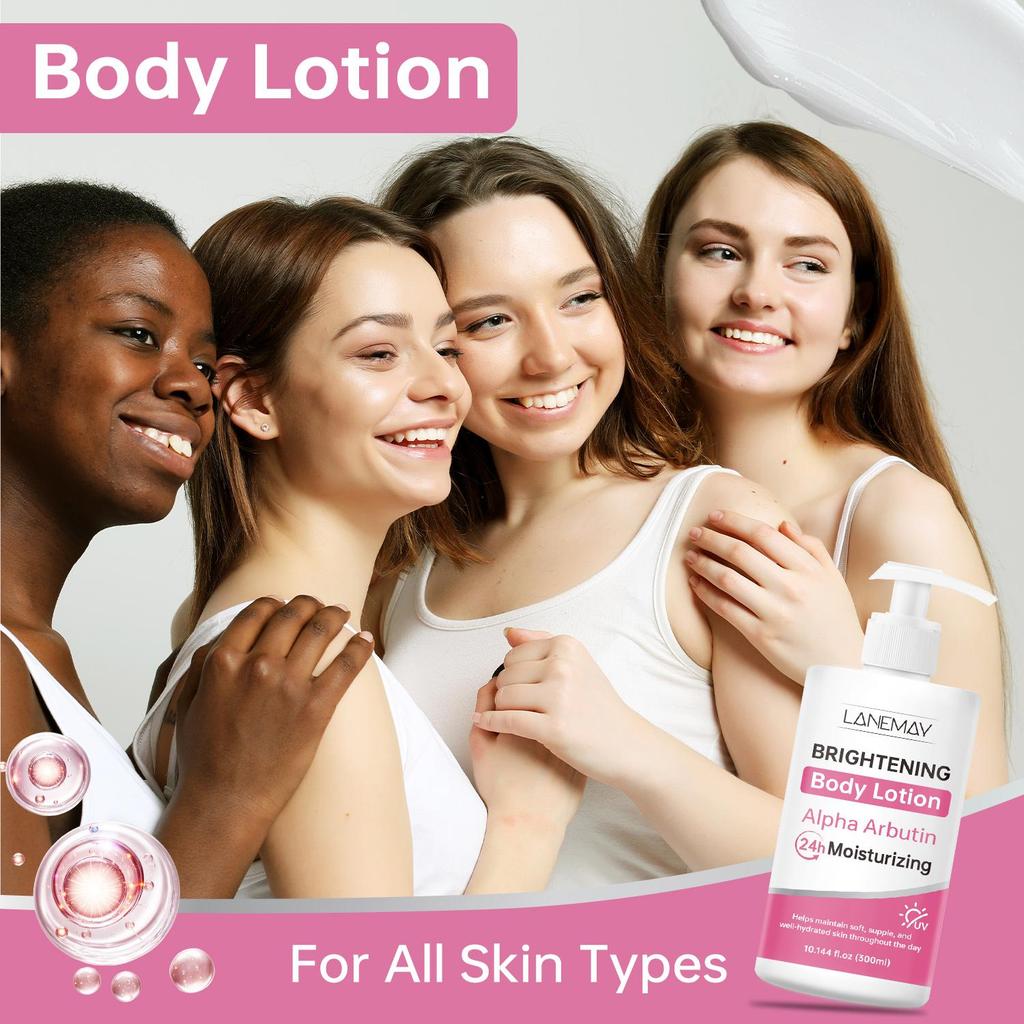 Brightening Body Lotion-Moisturize And Brighten The Skin-Offer Long-lasting Care For Dry And Sensitive Skin-300ml