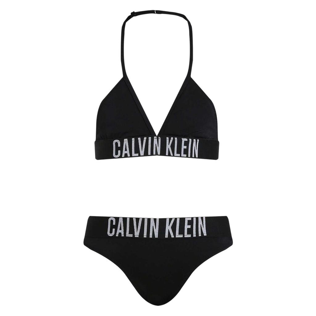Calvin Klein Girls Lettering Tie Detail Bikini Set