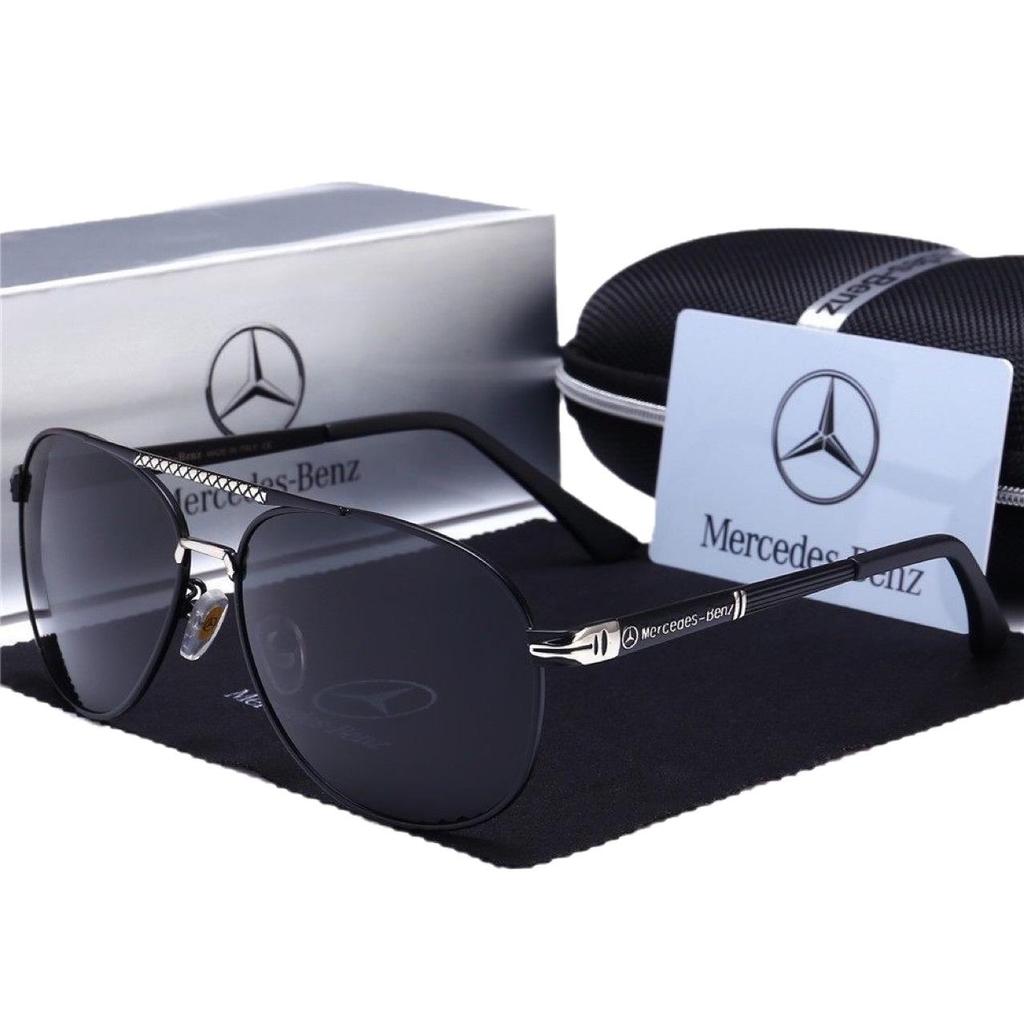 Mercedes-Benz Polarized Round Sunglasses - Unisex Fashion, Ideal for Driving