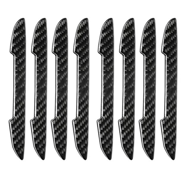 4/8 Stück Auto Tür Schutzaufkleber Streifen Carbonfaser Optik Kollisionsschutz Protector Auto Tür Kante Kratzfeste Aufkleber