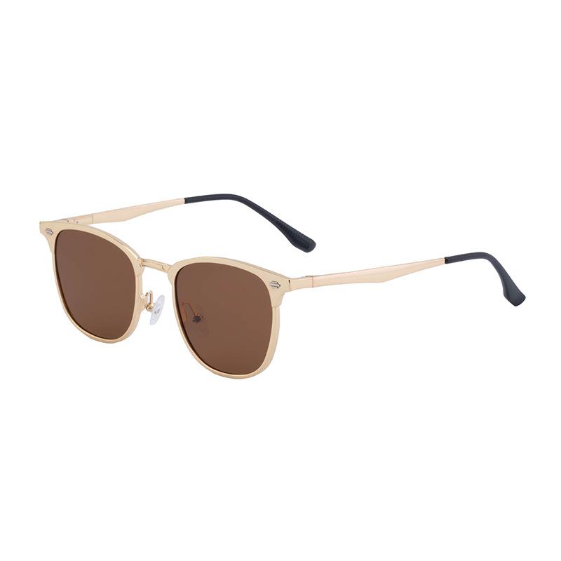 JYL TS Men's Steampunk Retro Cat-Eye - Spring-Temple Browline KSL-98295