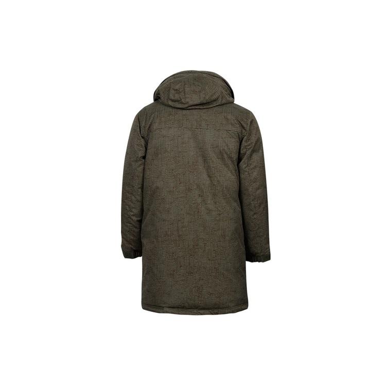 Converse Mid-length Printed Sideline Down Jacket Asia Sizing 'Olive Green' Men's 10007260-A01