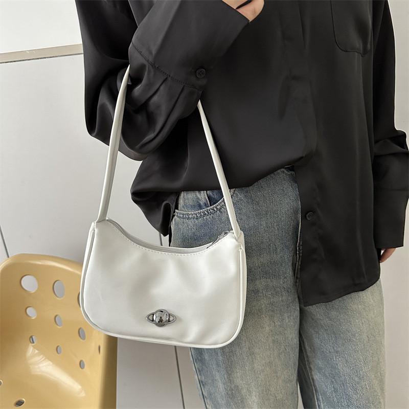 Trendy Commuter Shoulder Bag For Women Urban Chic Small Pu Tote Bag