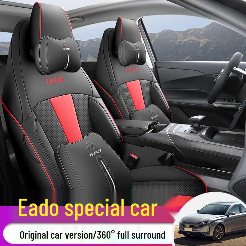 Changan Eado Third Gen Universal Car Seat Covers for All Seasons - Fits 26 Models, Full Surround Cushions