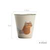 45ML Ceramic Mini Espresso Cups Cartoon Cute Cat Espresso Mugs Porcelain Coffee Mugs Demitasse Cups Tea Cups Handmade