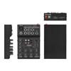 Ammoom AGM05 5-Channel Mini Mixer Mixing Console USB Audio Interface Plug-and-Play +48V Phantom
