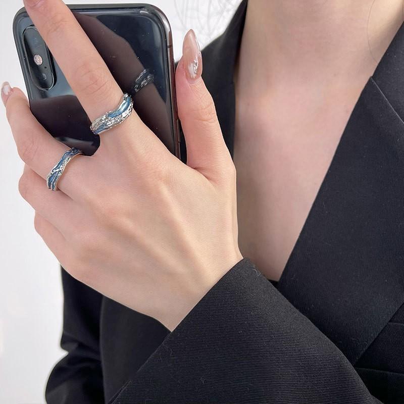 Stylish And Unique 2022 Adjustable Open Ring For Women With Geometric Design And Premium Copper Material