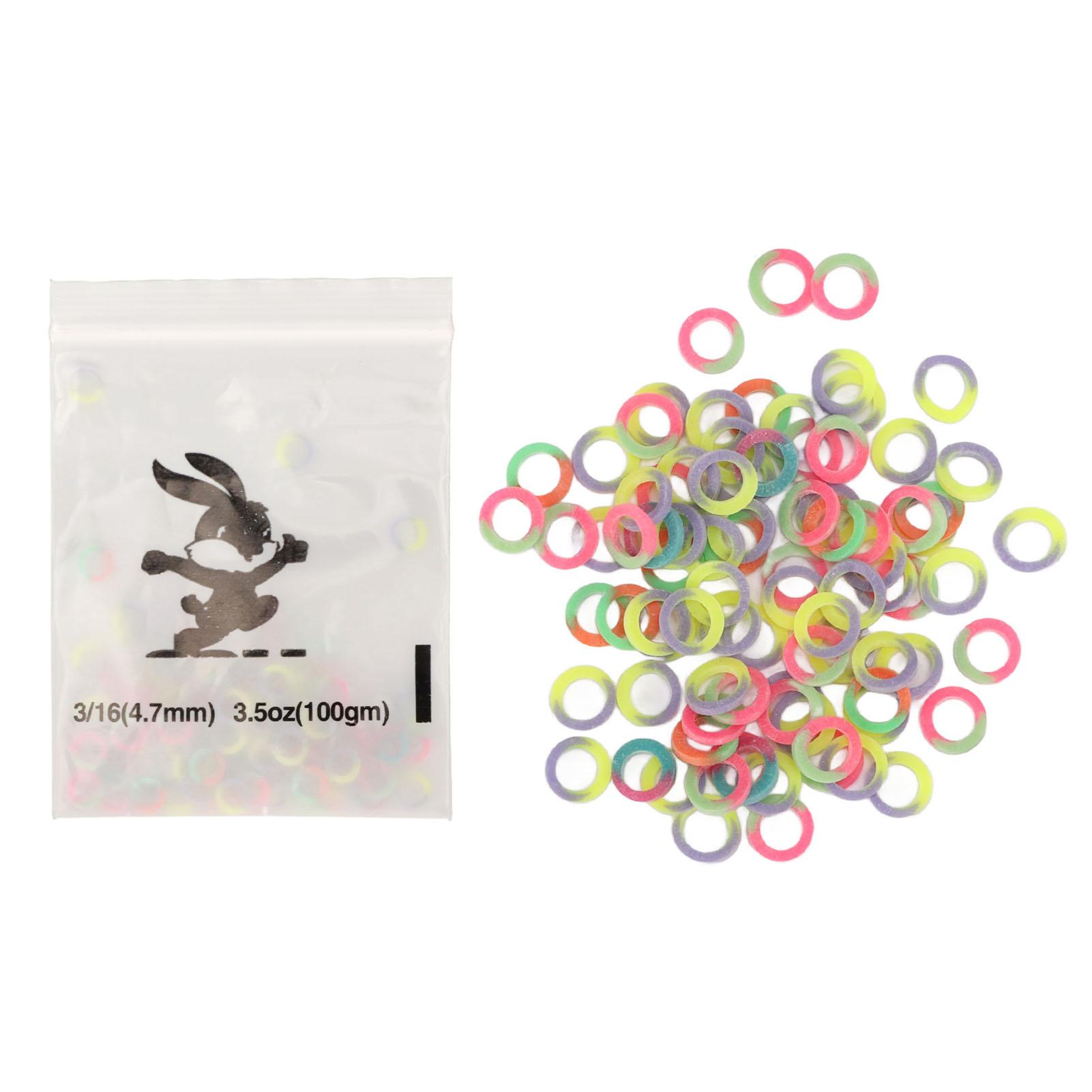 500 pièces bandes de caoutchouc orthodontiques dentaires légères 4.7mm 3.5 Oz bandes élastiques de Traction