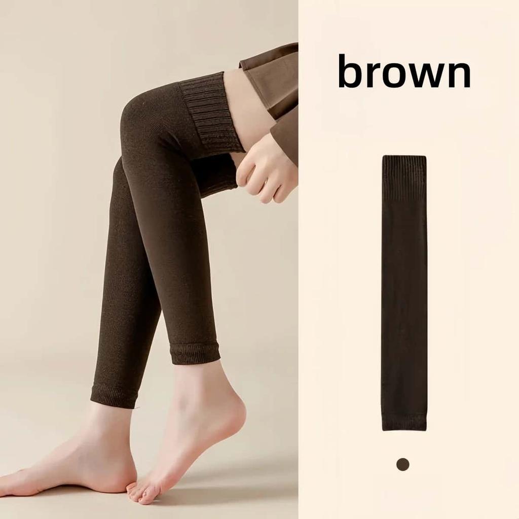 Lolita Girls Loose Leg Warmers Thigh High Black Stockings Over Knee Warm Thick Long Boot Socks for Women Autumn Winter Fashion