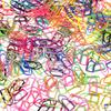 Metal Crayon Paper Clips in Assorted Colors Ideal for Bookmarking and Organizing Office Documents Durabiity