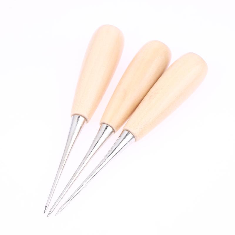 3/6/9Pcs Leather Hand Stitching Awl Tool Leather Craft Handheld Hole Punch Sewing Punching Hole Maker Leather Punching Tools