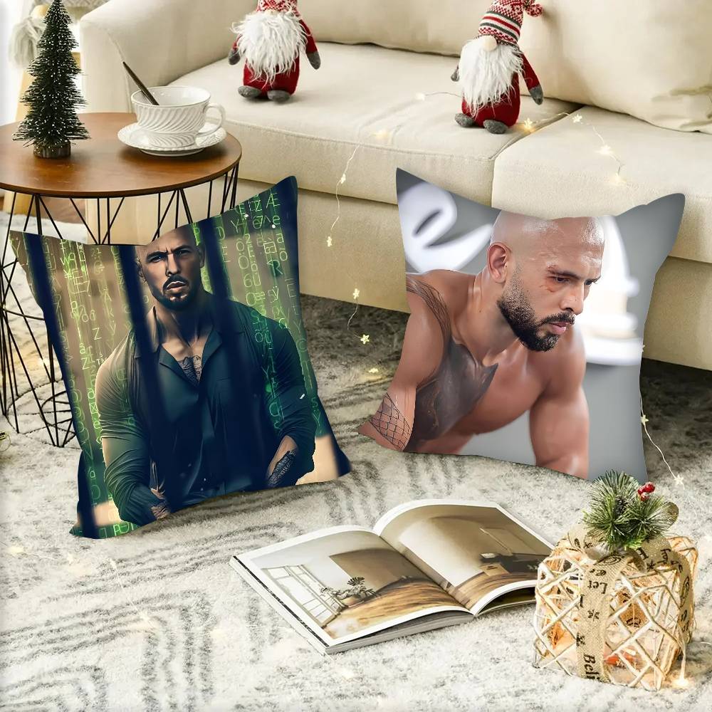 Art And A-Andrew Tate Pillow Case Square Pillow Bedroom Sofa Leisure Comfort Cushion Car Home Decoration