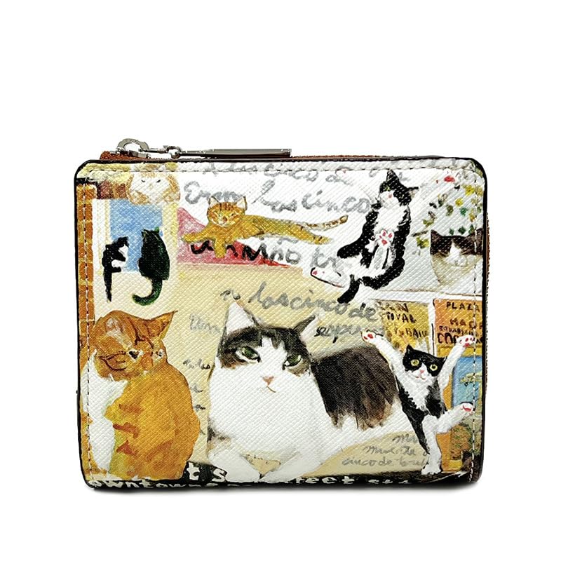 

Яркий Кошелек 75-1667 Светло-Коричневый Внешняя Молния Складной Кошелек