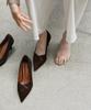 Epure Vein Suede Pumps (2Colors)